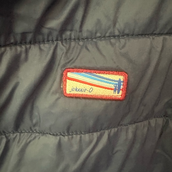 Johnnie-O Men's Blue Hudson Quilted Vest, size Large - Picture 3 of 4